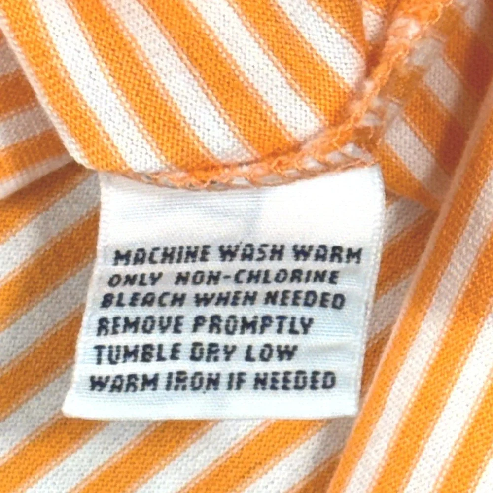 Polo Ralph Lauren Mens L Orange Stripe Big Pony Trump National Doral Golf Club - Picture 5 of 9